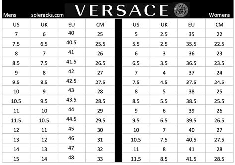 size 38 versace|versace size chart uk.